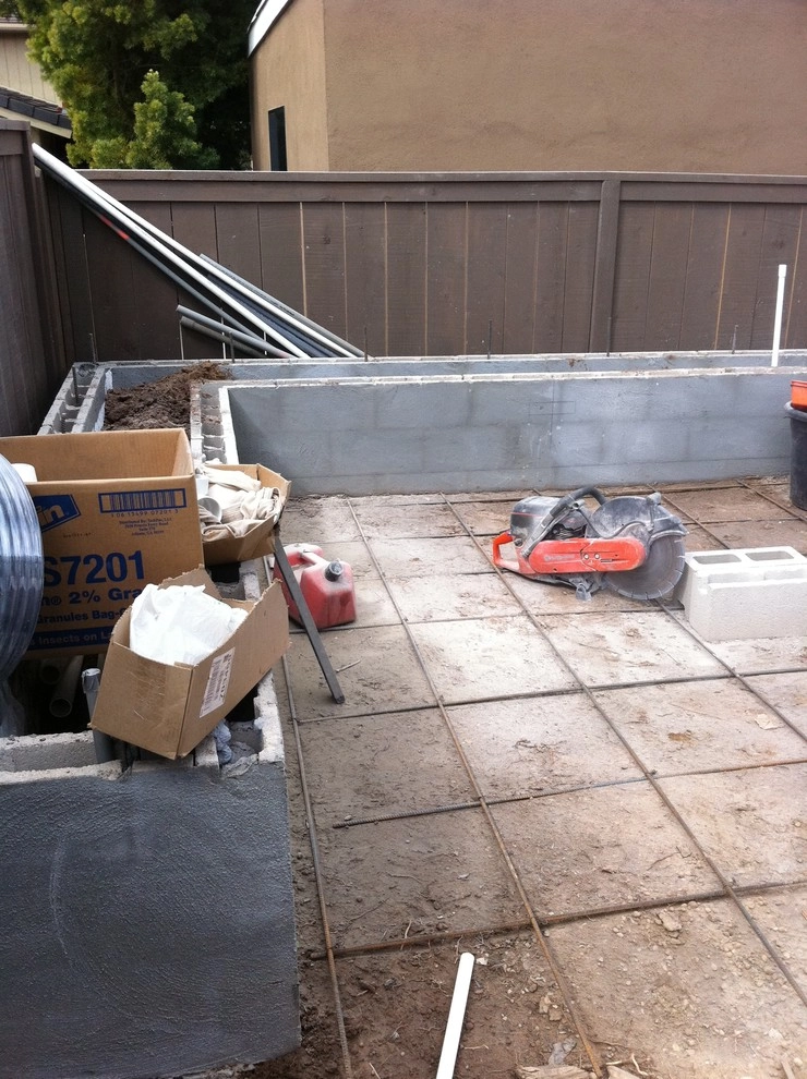 Pool Deck Remodel - Custom concrete, bbq and depressed fire pit by San Diego Landscape Solutions Inc - Photo 38