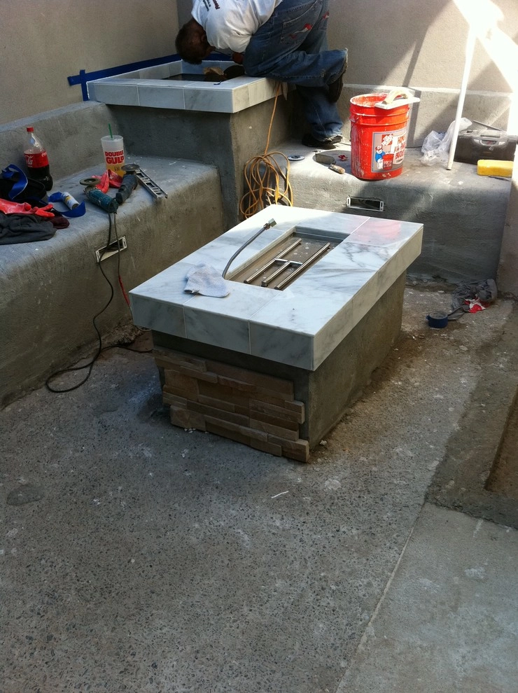 Custom Inner Atrium with fire feature by San Diego Landscape Solutions Inc - Photo 11