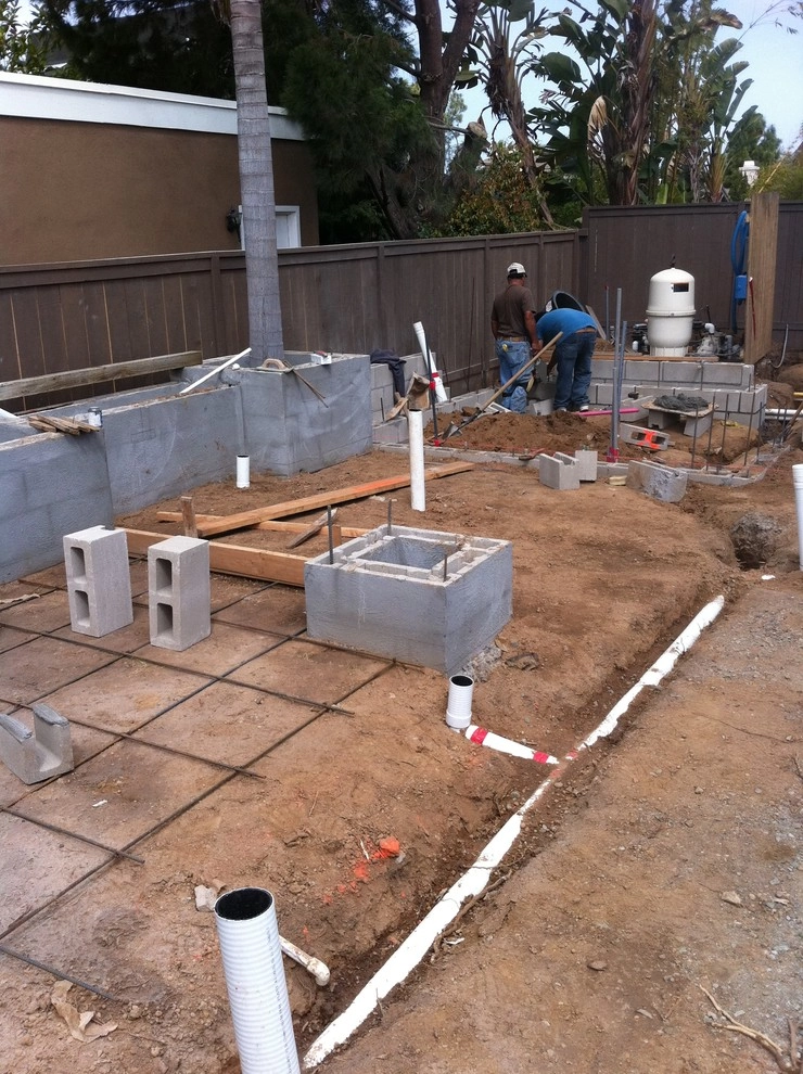 Pool Deck Remodel - Custom concrete, bbq and depressed fire pit by San Diego Landscape Solutions Inc - Photo 13