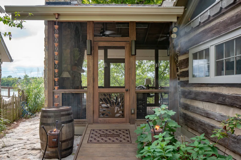 A Contemporary Cabin Porch by The Porch Company - Photo 8