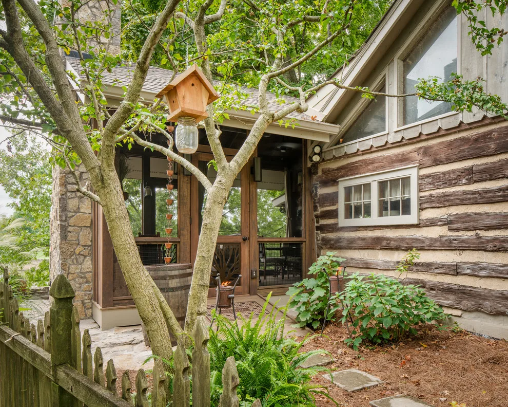 A Contemporary Cabin Porch by The Porch Company - Photo 10