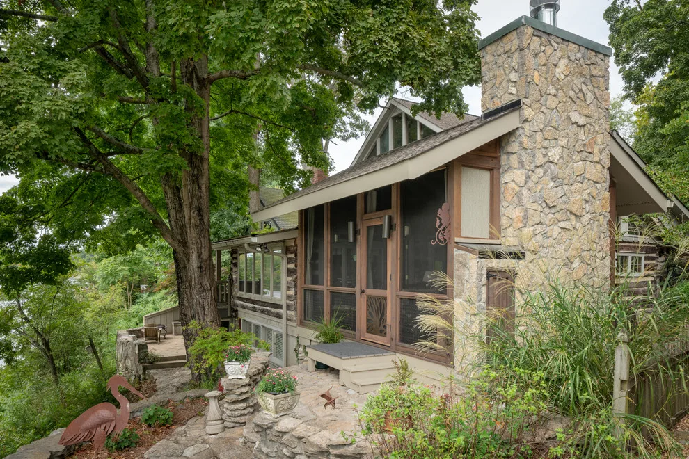 A Contemporary Cabin Porch by The Porch Company - Photo 14