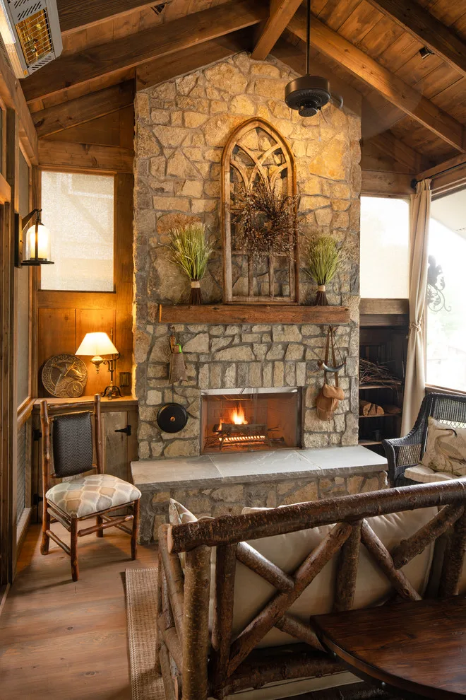 A Contemporary Cabin Porch by The Porch Company - Photo 3