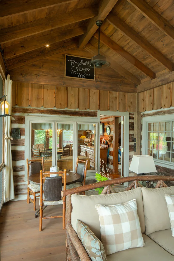 A Contemporary Cabin Porch by The Porch Company - Photo 2