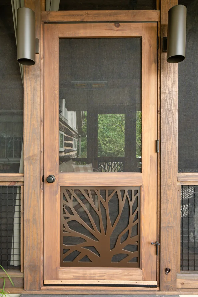 A Contemporary Cabin Porch by The Porch Company - Photo 12
