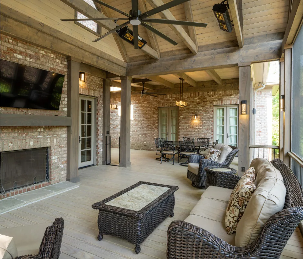 Contemporary Rustic Veranda by The Porch Company - Photo 8