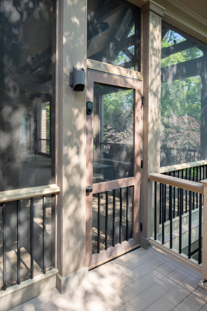Contemporary Rustic Veranda by The Porch Company - Photo 7