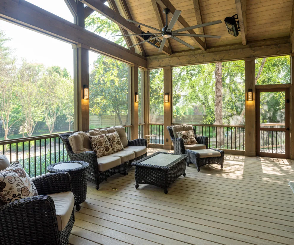 Contemporary Rustic Veranda by The Porch Company - Photo 5