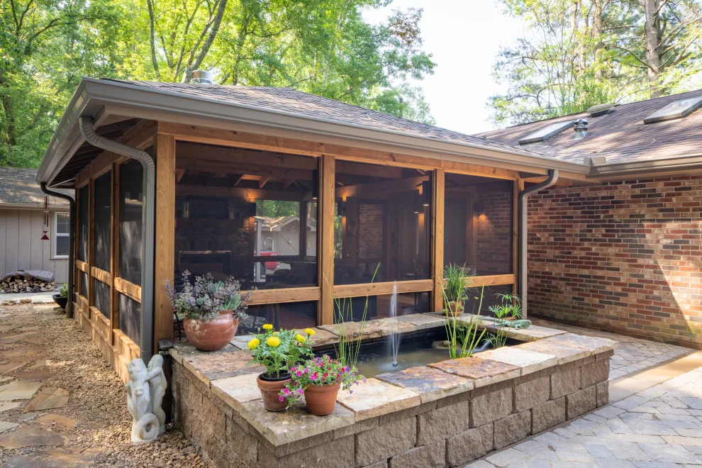 A Paver-Floored Screened Porch by The Porch Company - Photo 8