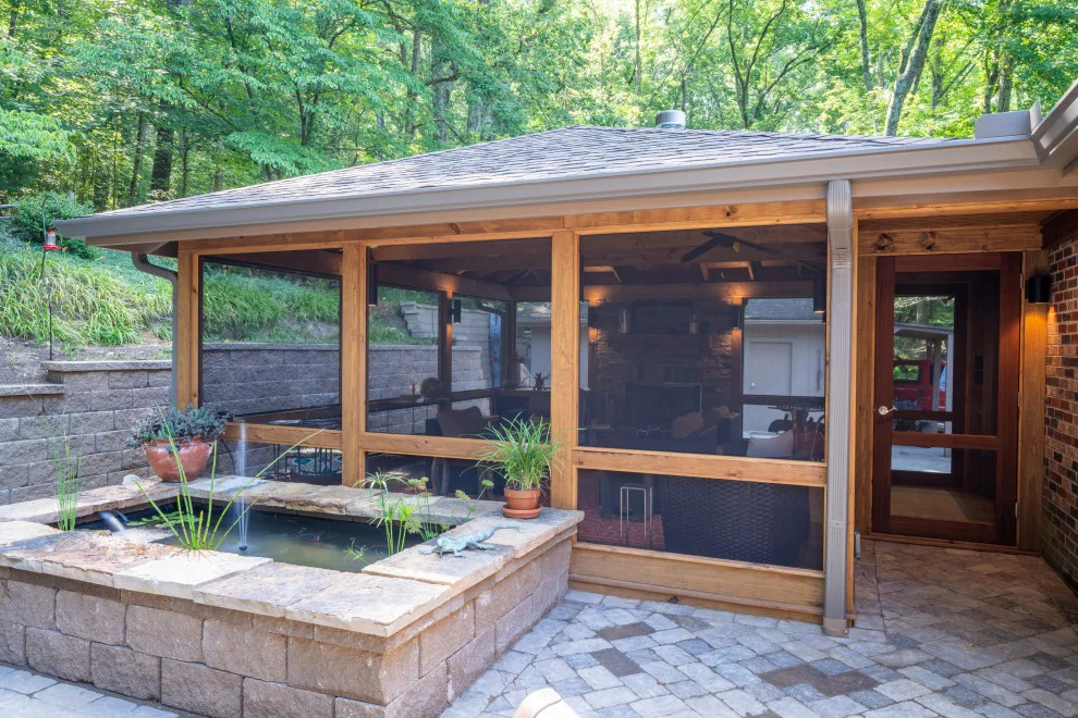 A Paver-Floored Screened Porch by The Porch Company - Photo 9