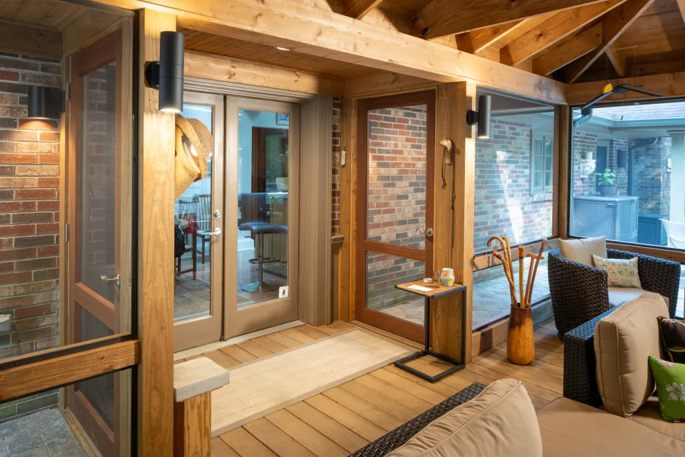 A Paver-Floored Screened Porch by The Porch Company - Photo 7