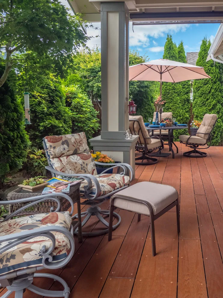 A Compact Backyard by Deck Builders Inc - Photo 3