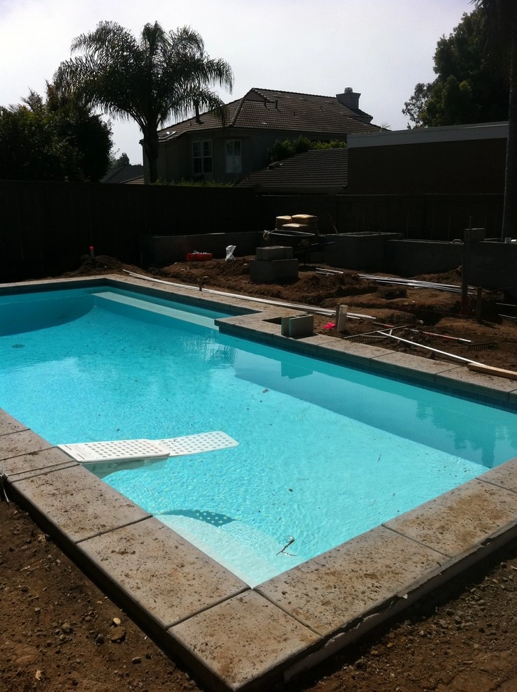 Pool Deck Remodel - Custom concrete, bbq and depressed fire pit by San Diego Landscape Solutions Inc - Photo 17