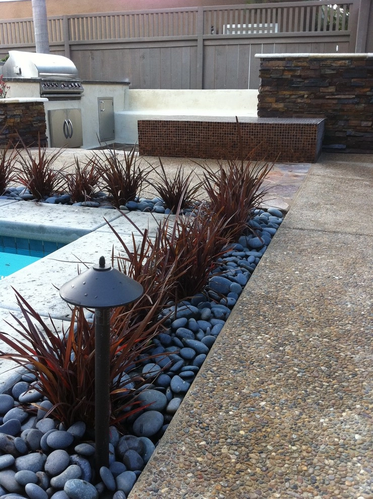 Pool Deck Remodel - Custom concrete, bbq and depressed fire pit by San Diego Landscape Solutions Inc - Photo 44
