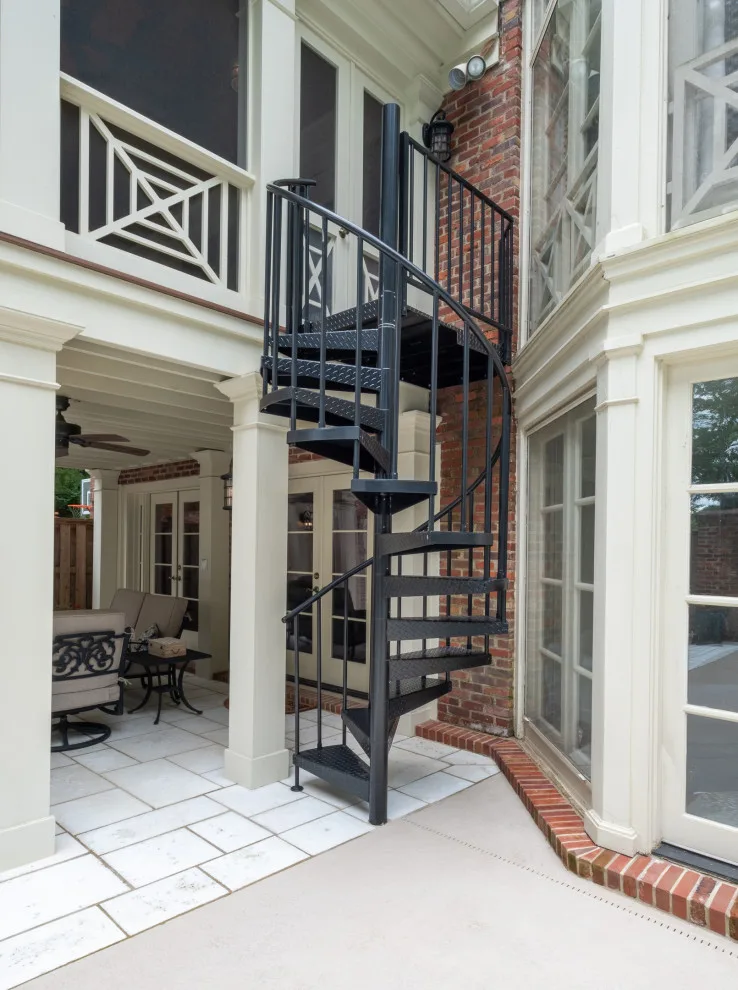 A Two-Level Patio by the Swimming Pool by The Porch Company - Photo 5