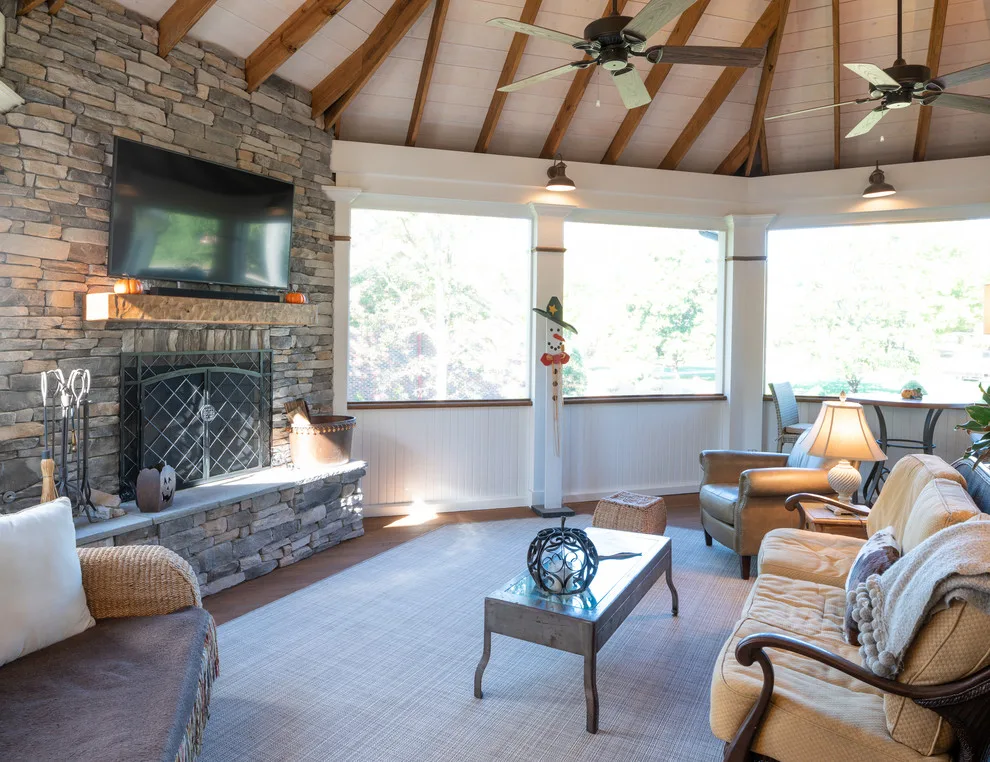 A Halloween-Ready Two-Story Porch by The Porch Company - Photo 5