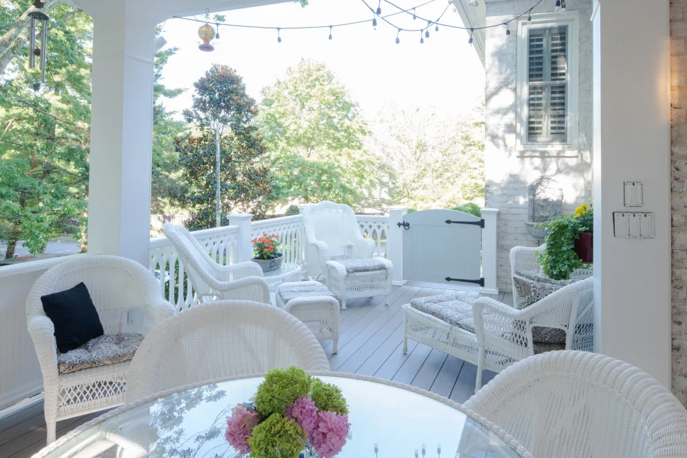 A Unique Spin on a White Deck by The Porch Company - Photo 23
