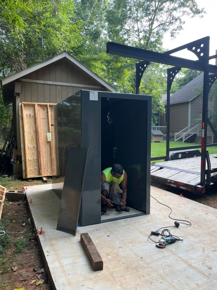 Installation of Above Ground Shelters by Survive-A-Storm Shelters - Photo 11