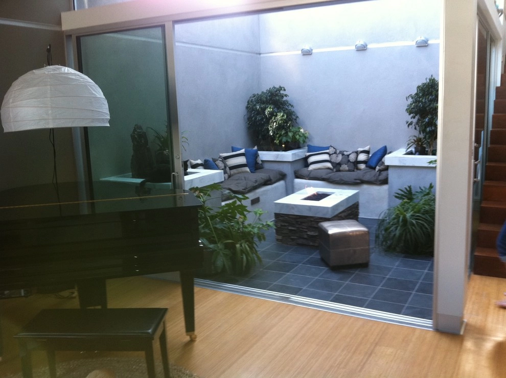 Custom Inner Atrium with fire feature by San Diego Landscape Solutions Inc - Photo 18
