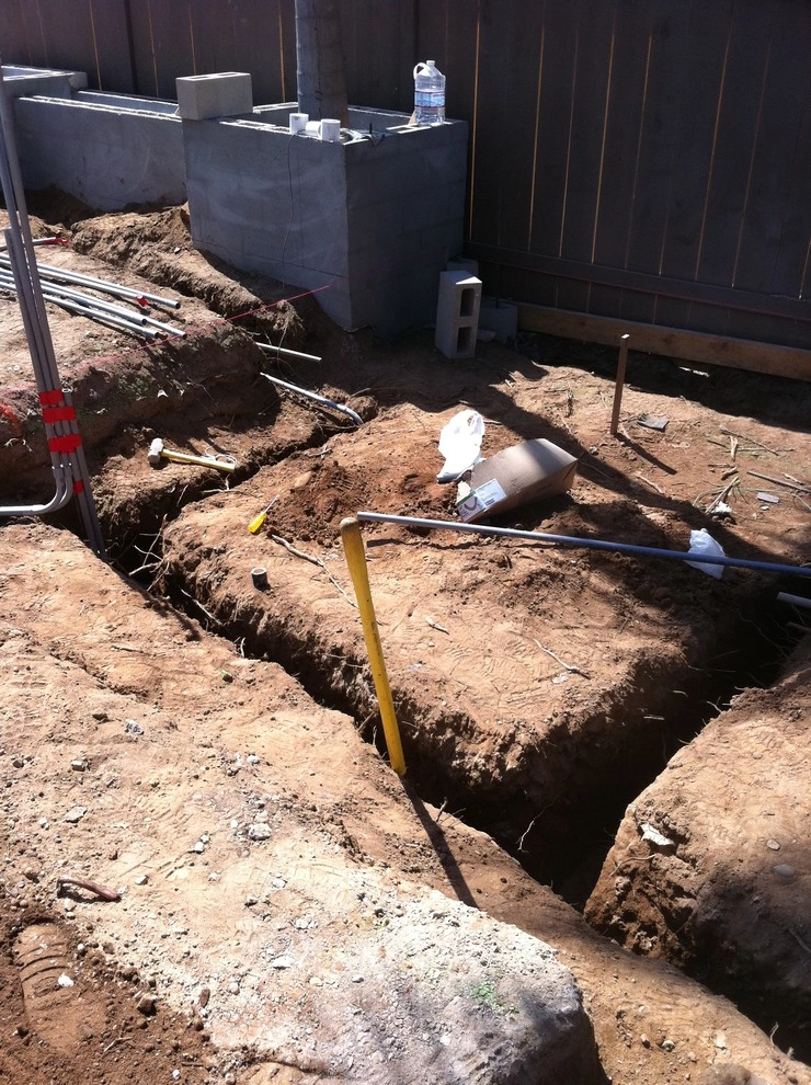 Pool Deck Remodel - Custom concrete, bbq and depressed fire pit by San Diego Landscape Solutions Inc - Photo 37