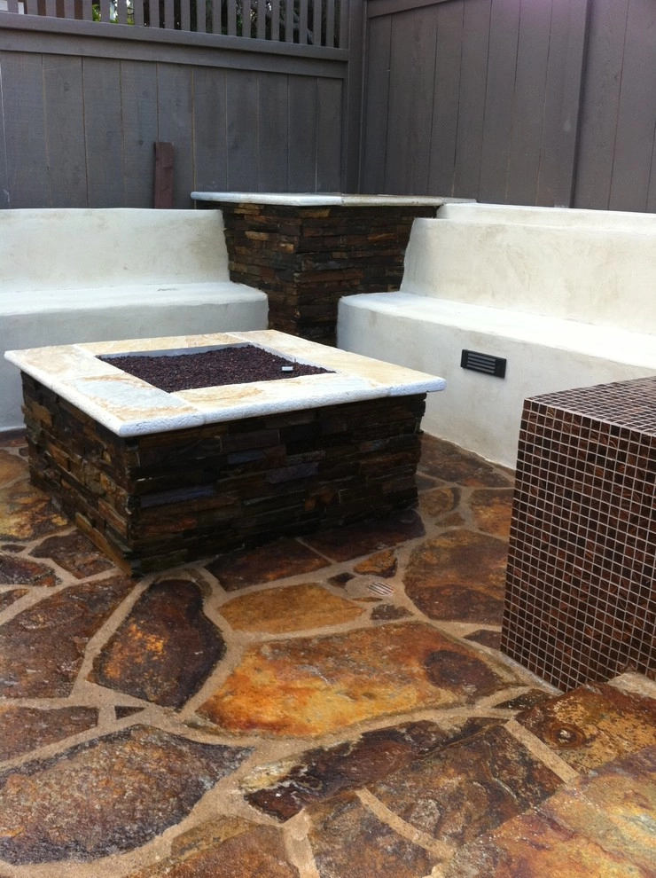 Pool Deck Remodel - Custom concrete, bbq and depressed fire pit by San Diego Landscape Solutions Inc - Photo 26