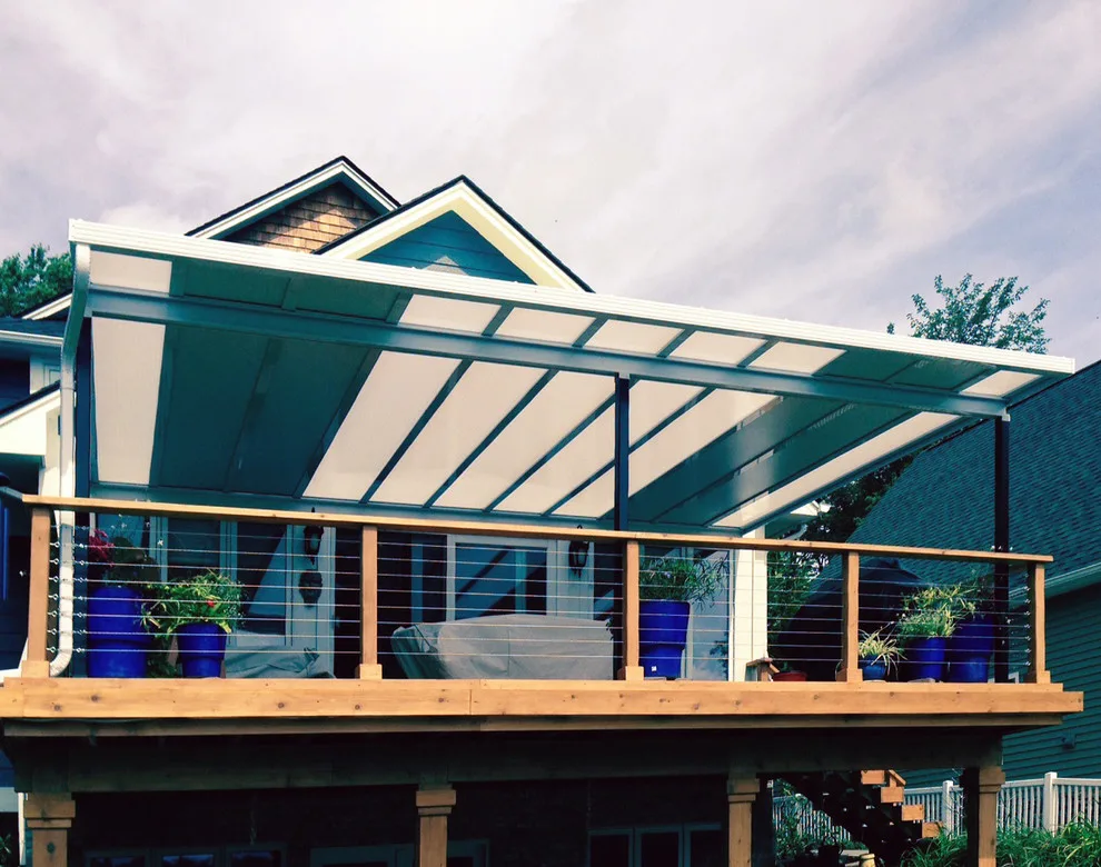 Acrylic Deck Canopy by Sunspace Exteriors - Photo 5