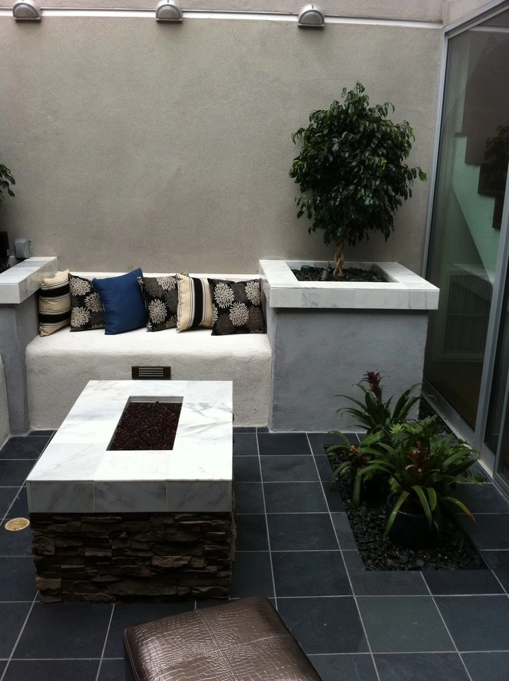 Custom Inner Atrium with fire feature by San Diego Landscape Solutions Inc - Photo 8