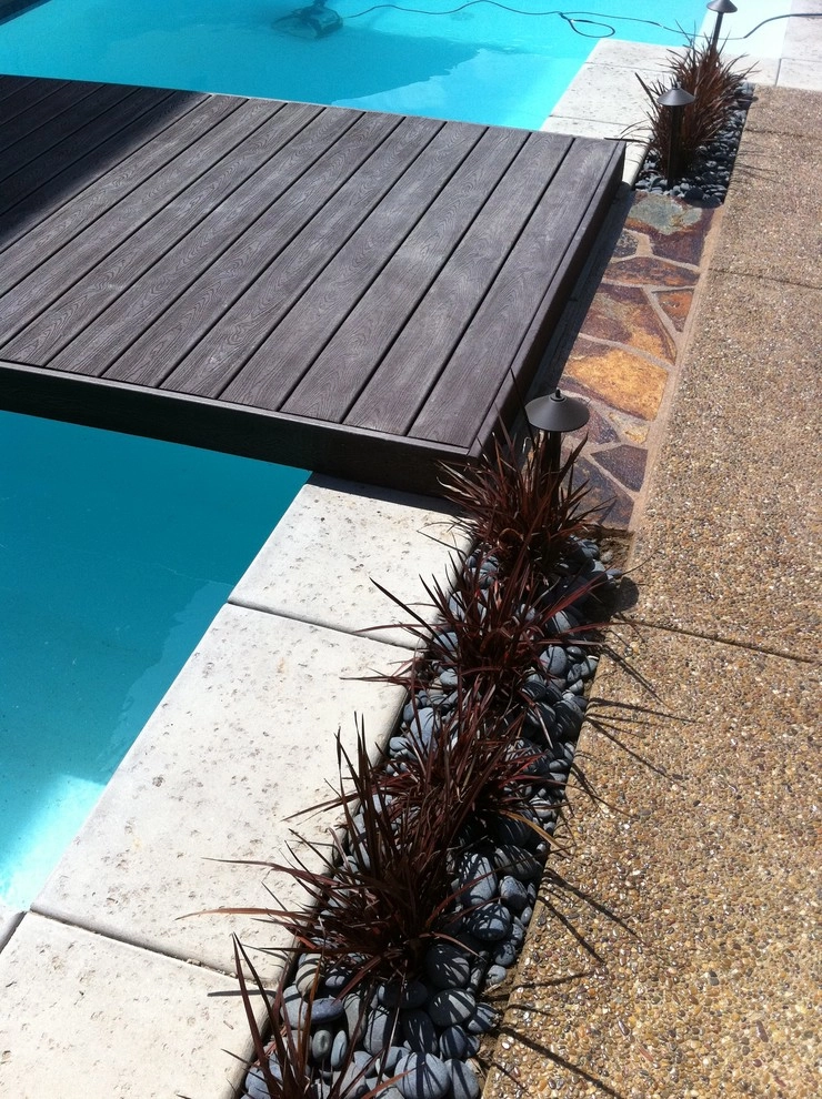 Pool Deck Remodel - Custom concrete, bbq and depressed fire pit by San Diego Landscape Solutions Inc - Photo 11