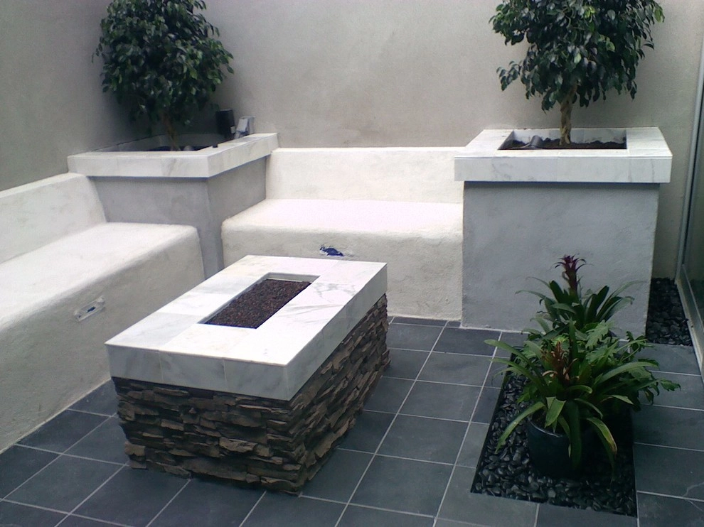 Custom Inner Atrium with fire feature by San Diego Landscape Solutions Inc - Photo 14
