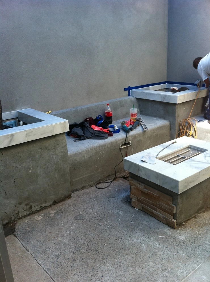 Custom Inner Atrium with fire feature by San Diego Landscape Solutions Inc - Photo 13