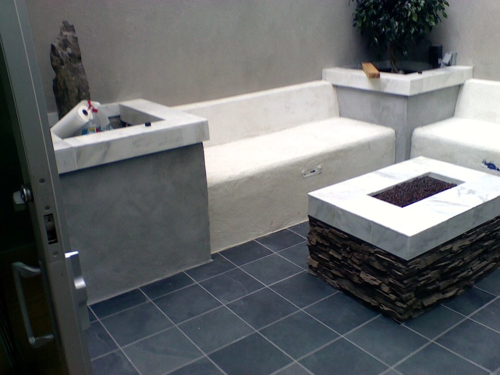 Custom Inner Atrium with fire feature by San Diego Landscape Solutions Inc - Photo 3