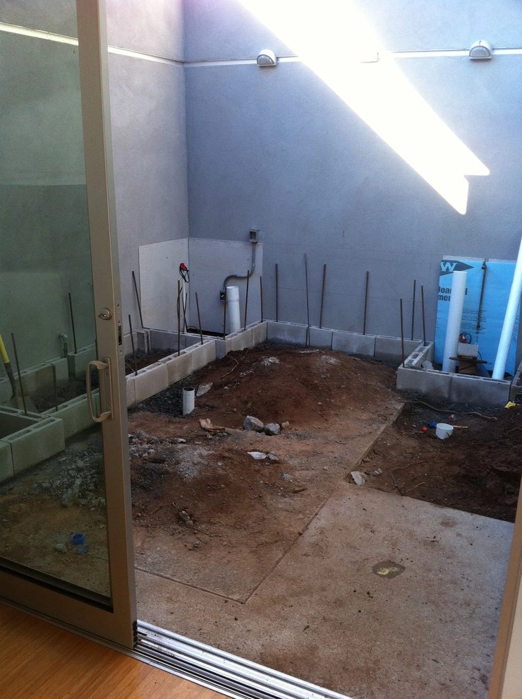 Custom Inner Atrium with fire feature by San Diego Landscape Solutions Inc - Photo 15