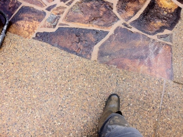 Pool Deck Remodel - Custom concrete, bbq and depressed fire pit by San Diego Landscape Solutions Inc - Photo 10