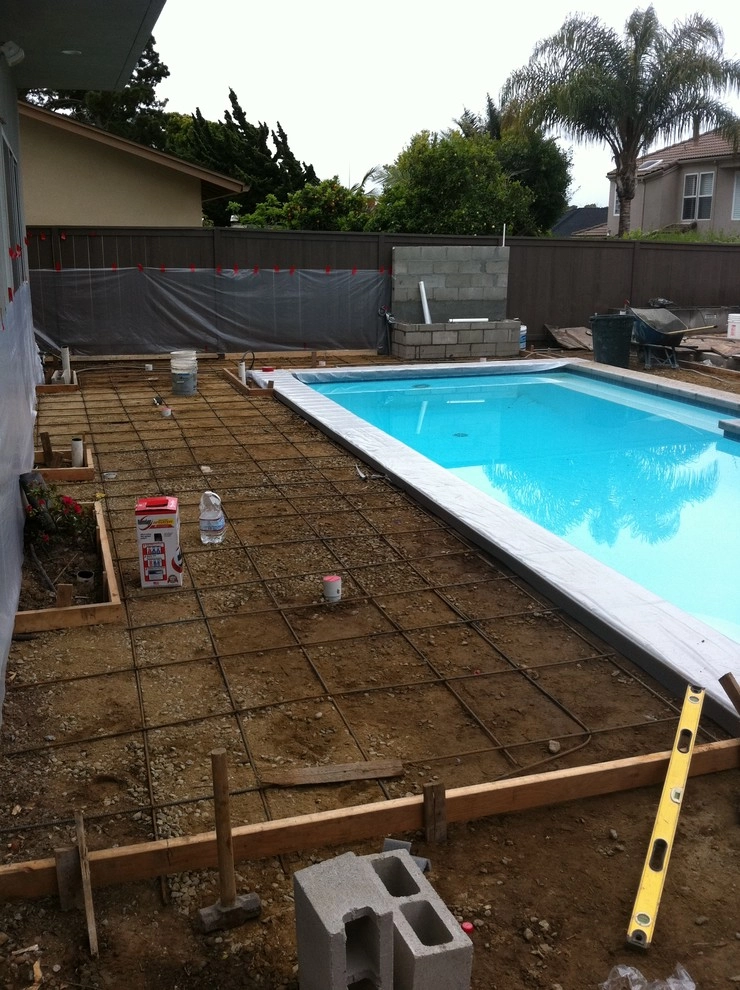 Pool Deck Remodel - Custom concrete, bbq and depressed fire pit by San Diego Landscape Solutions Inc - Photo 23