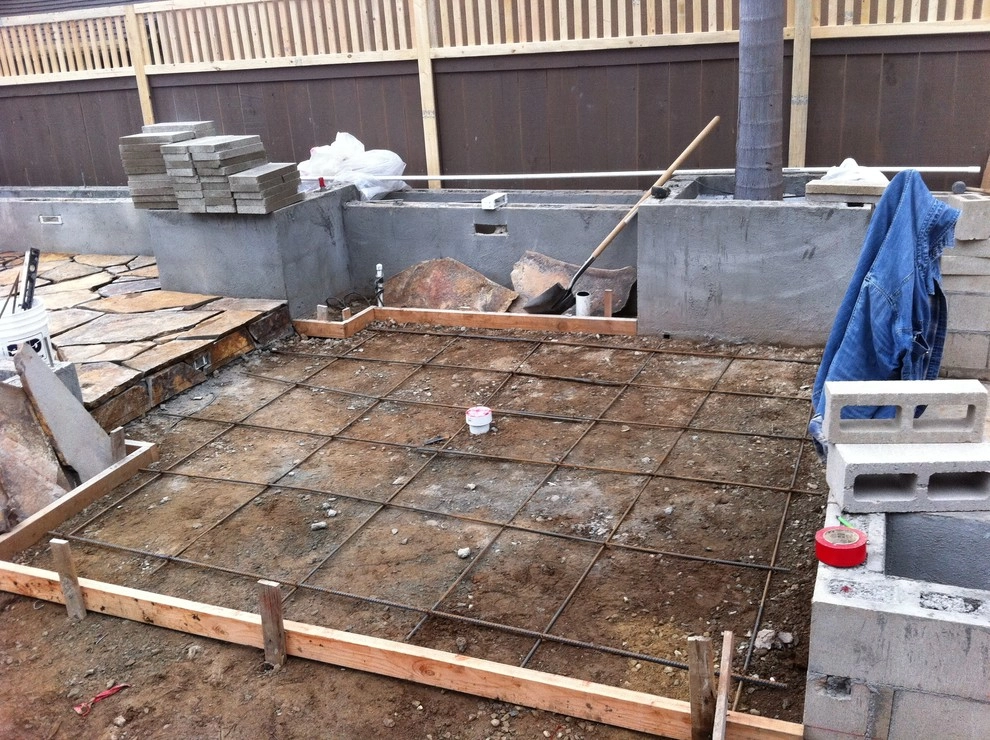 Pool Deck Remodel - Custom concrete, bbq and depressed fire pit by San Diego Landscape Solutions Inc - Photo 47