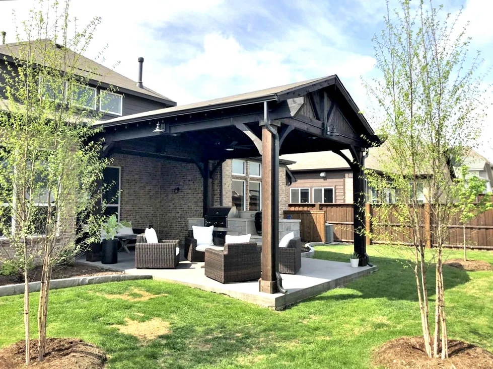 Allen's Outdoor Kitchen and Patio Cover Project by MrZ Contracting - Photo 2