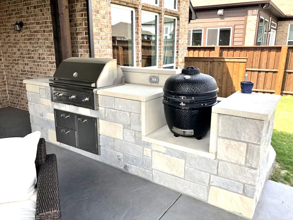 Allen's Outdoor Kitchen and Patio Cover Project by MrZ Contracting - Photo 5