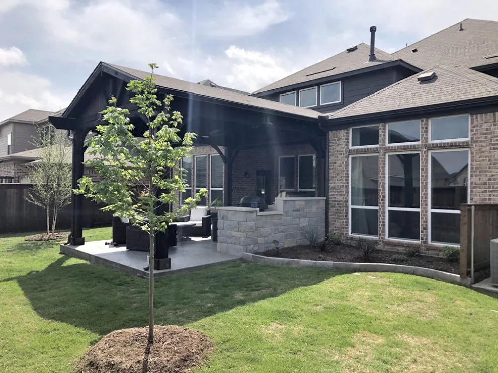 Allen's Outdoor Kitchen and Patio Cover Project by MrZ Contracting - Photo 4