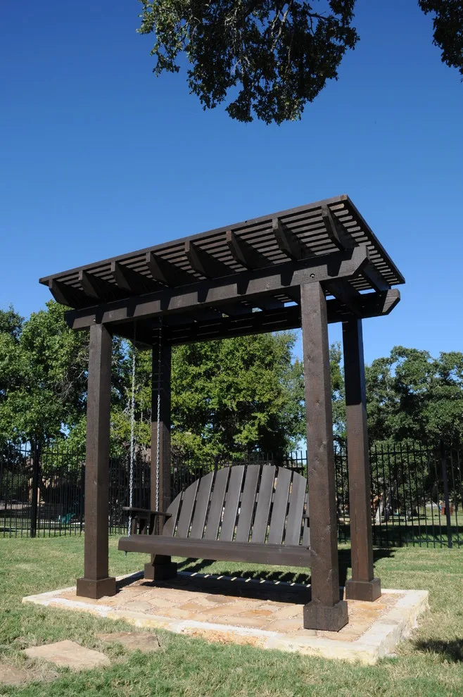 Canopied Swinging Arbor by Georgetown Fence & Deck - Photo 2