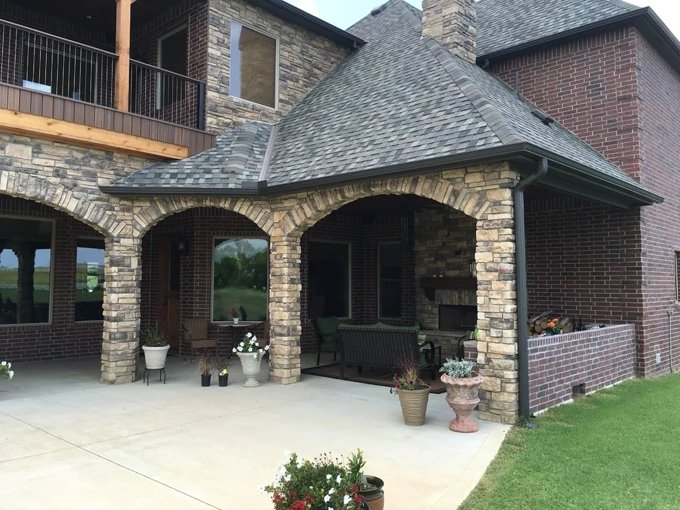 Stunning raised deck featuring Rain Escape for outdoor enjoyment below by Lazo Pro Patios & Decks - Photo 2