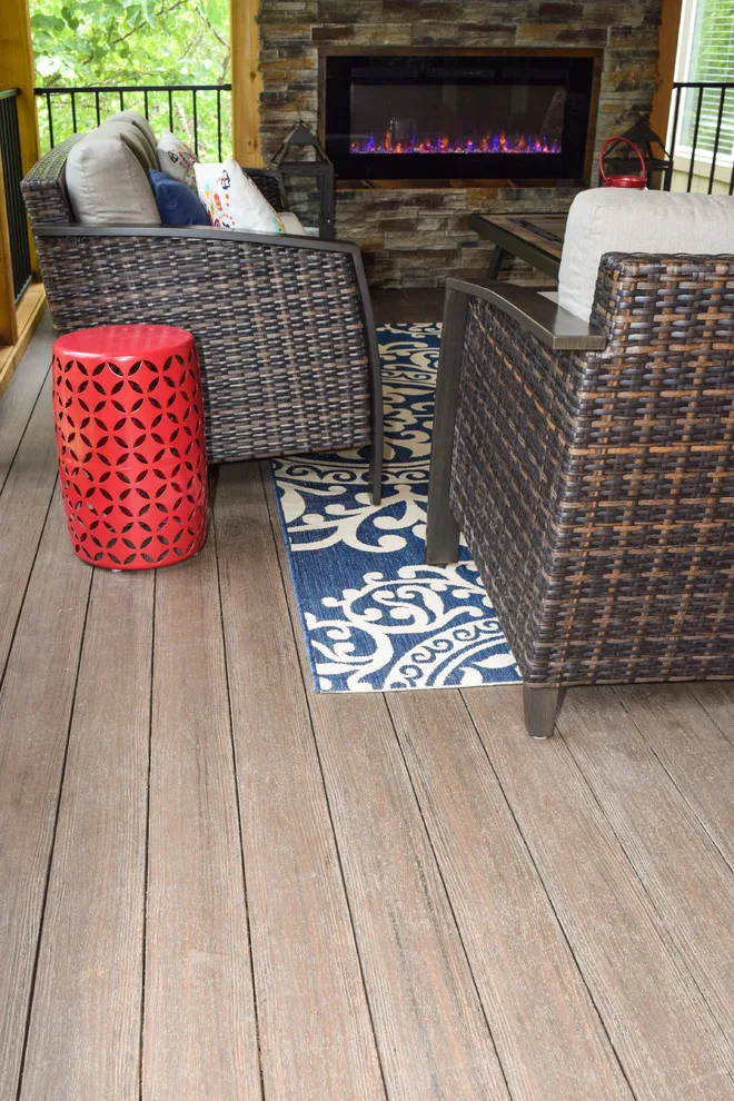 Elegant Contemporary Screened Porch and Deck by Alexander Decks - Photo 18