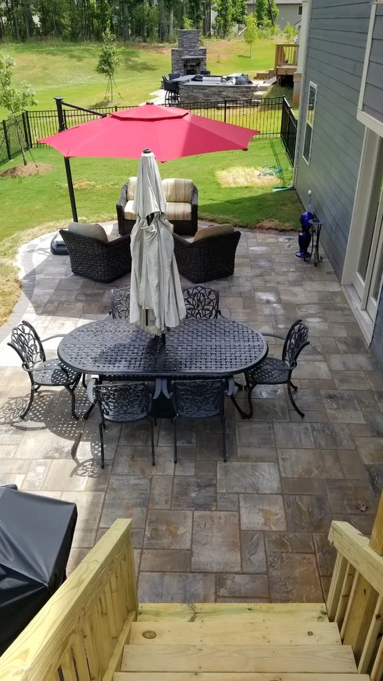 Belgard stone patio by City Wide Fence And Deck LLC - Photo 2
