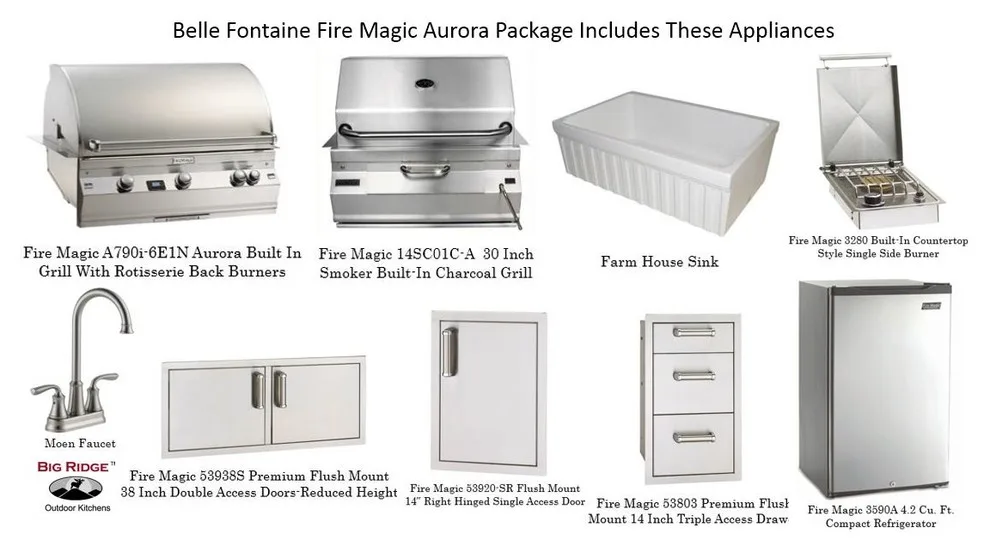 Belle Fontaine Outdoor Cooking DIY Kit by Big Ridge Outdoor Kitchens, LLC - Photo 3