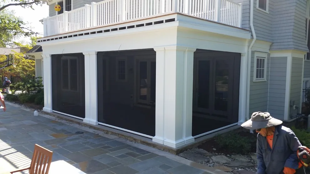 Motorized Recessed Screen Project Bethesda by Tri-State Retractable Screens - Photo 11