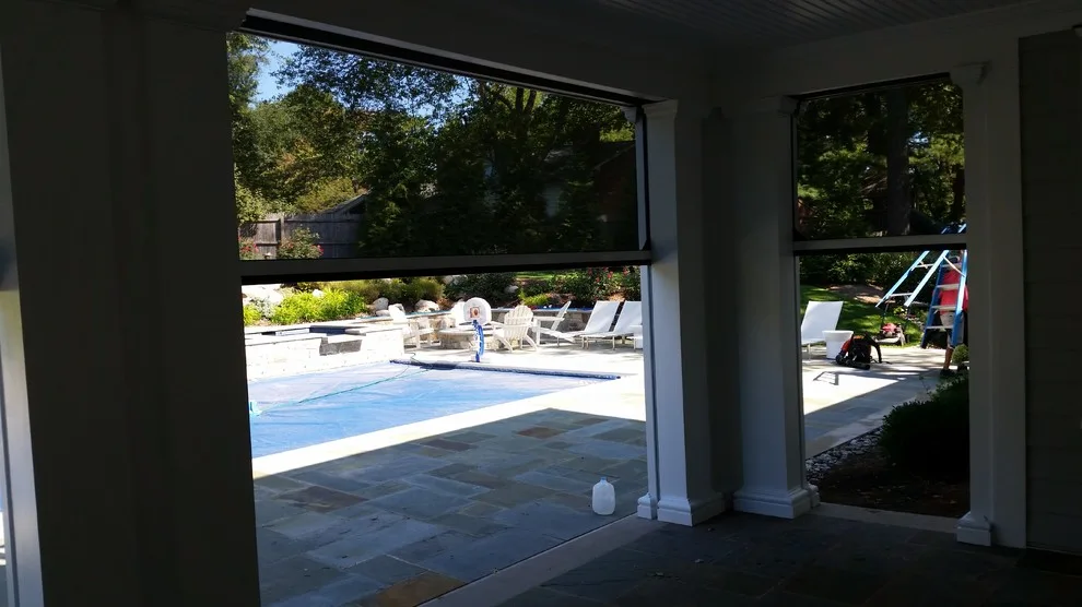 Motorized Recessed Screen Project Bethesda by Tri-State Retractable Screens - Photo 4