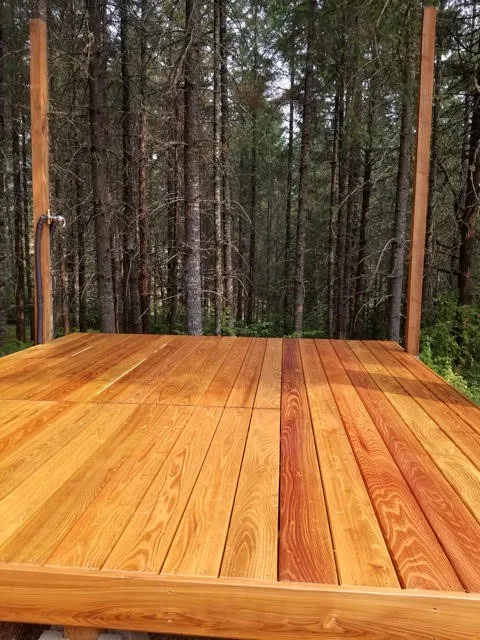 Yamhill, OR Black Locust Hot Tub Deck by Robi Decking - Photo 3