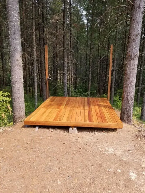 Yamhill, OR Black Locust Hot Tub Deck by Robi Decking - Photo 2