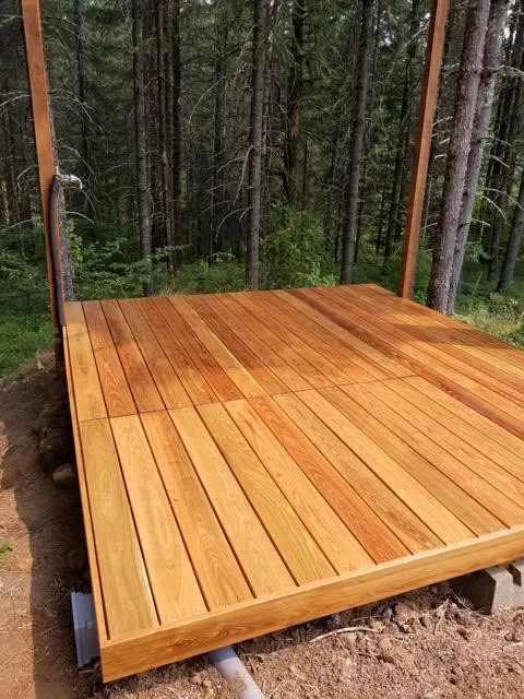 Yamhill, OR Black Locust Hot Tub Deck by Robi Decking - Photo 6