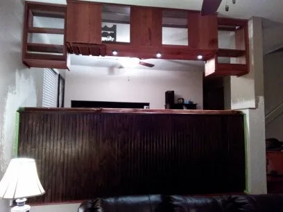 Modesto CA Black Walnut Slab Bar by Diamond K Woodworks LLC - Photo 3
