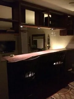 Modesto CA Black Walnut Slab Bar by Diamond K Woodworks LLC - Photo 6